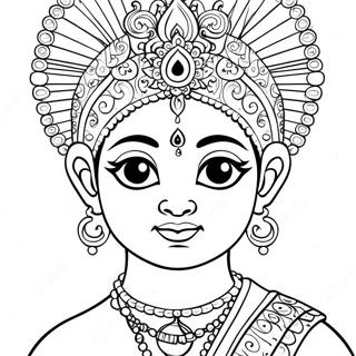 Krishna Kleurplaat | Krishna kleurplaat
