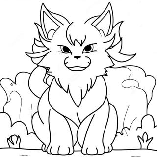 Kurama Kleurplaten