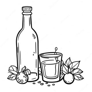Alcohol Kleurplaat | Alcohol kleurplaat