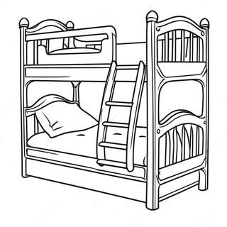 Stapelbed Kleurplaat | Stapelbed kleurplaat