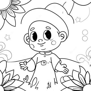 Kleurplaat van Dia del Nino | Kinderdag kleurplaat