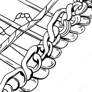Kettinglink Kleurplaat | Ketting kleurplaat