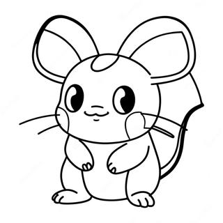 Raichu Kleurplaat | Raichu kleurplaat