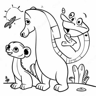 Madagaskar Dieren Kleurplaat | Madagaskar kleurplaat