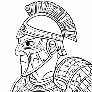 Gladiator Kleurplaat | Gladiator kleurplaat