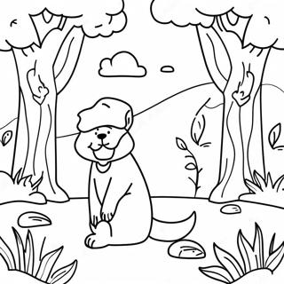 Ecclesiastes Natuur Scène Kleurplaat | Prediker kleurplaat