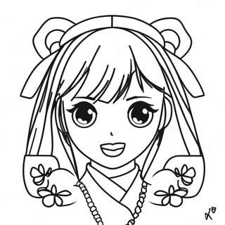 Kakegurui Logo Kleurplaat | Kakegurui kleurplaat