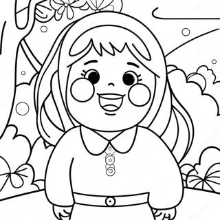 Yumeko Jabami Opgewonden Kleurplaat | Kakegurui kleurplaat