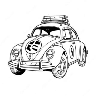 Herbie Kleurplaat | Herbie kleurplaat