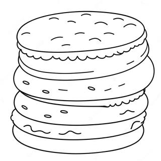 Koekje Kleurplaat | Biscuit kleurplaat