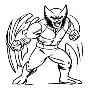 Wolverine Dier Kleurplaat | Wolverine Dier kleurplaat