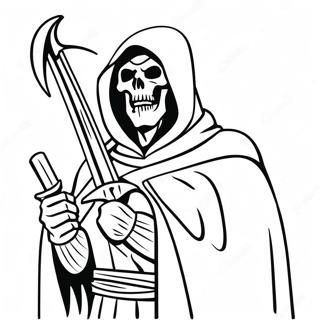 Grim Reaper Kleurplaat | Grim Reaper kleurplaat