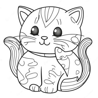 Katten Kleurplaat | Katten kleurplaat