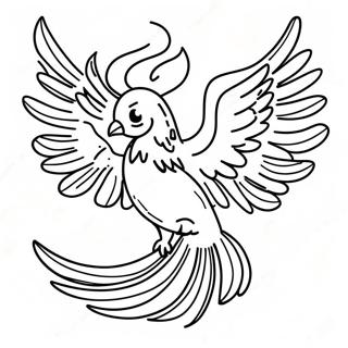 Kleurplaat van Phoenix in Actie | Valorant kleurplaat