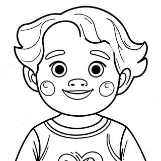 Jongen LOL Kleurplaat | Jongen LOL kleurplaat