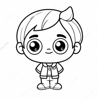 Grappige Jongen LOL Personages Kleurplaat | Jongen LOL kleurplaat