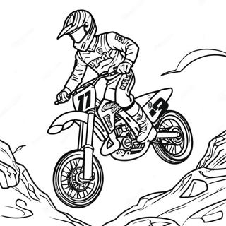 Eli Tomac Kleurplaat | Eli Tomac kleurplaat