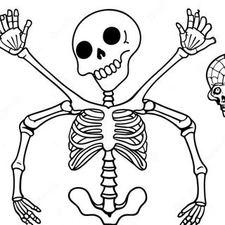 Xray Skelet Kleurplaat | Röntgen kleurplaat