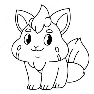 Vulpix Kleurplaat | Vulpix kleurplaat