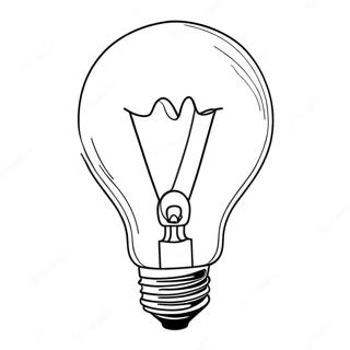 Gloeilamp Kleurplaat | Gloeilamp kleurplaat
