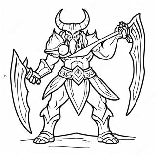 Diablo Kleurplaat | Diablo kleurplaat