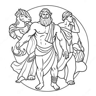 Geavanceerde Mythologie Kleurplaten
