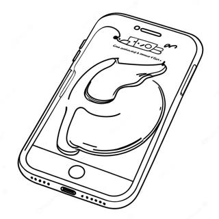 iPhone 14 Kleurplaat | iPhone 14 kleurplaat