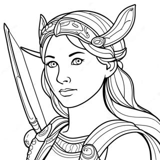 Artemis Kleurplaat | Artemis kleurplaat