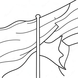 Trans Pride Vlag Kleurplaat | Trans kleurplaat