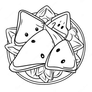 Heerlijke Hamantaschen Vulling Kleurplaat | Hamantaschen kleurplaat