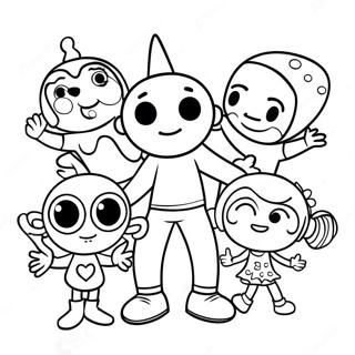 Doodlebops Kleurplaat | Doodlebops kleurplaat