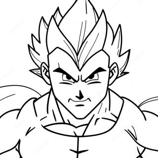 Kleurplaat van Super Saiyan Gohan | Gohan kleurplaat