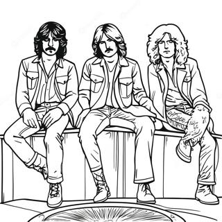 Led Zeppelin Kleurplaat | Led Zeppelin kleurplaat