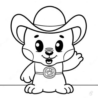 Buc-ee de Bever Mascotte Kleurplaat | Buc-ee's kleurplaat