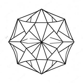 Diamantvormige kleurplaat | Diamant kleurplaat