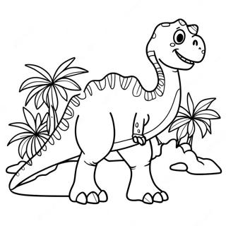 Jumbo Dinosaurus Kleurplaat | Jumbo kleurplaat