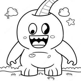 Domo Kleurplaat | Domo kleurplaat
