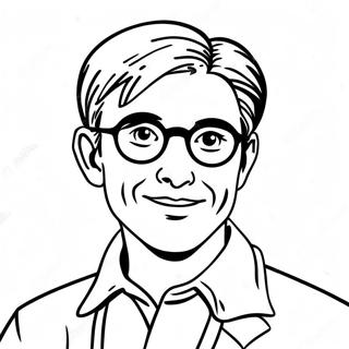 Nerdy Kleurplaat | Nerdy kleurplaat