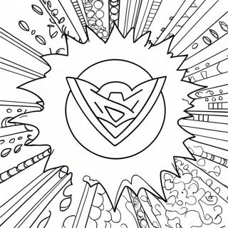 Superheld Logo Kleurplaat | Superheld Logo kleurplaat