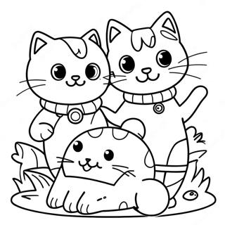 Kid-E-Cats Kleurplaat | Kind-E-Katten kleurplaat
