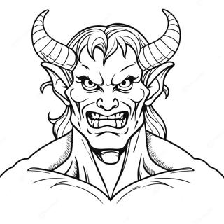 Demon Kleurplaat | Demon kleurplaat