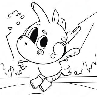 Pablo Backyardigans Kleurplaat | Pablo Backyardigans kleurplaat