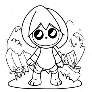 Deltarune Kleurplaat | Deltarune kleurplaat
