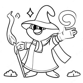 Ralsei met Magische Krachten Kleurplaat | Deltarune kleurplaat