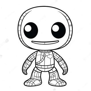 Sackboy Kleurplaat | Sackboy kleurplaat