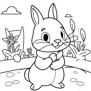 Kleurplaat van Peter Rabbit | Peter kleurplaat