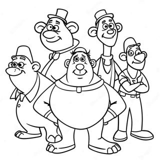 Flushed Away Film Personages Kleurplaat | Afvoer kleurplaat