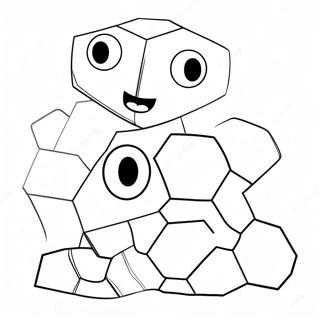 Q*bert Kleurplaat | Q*bert kleurplaat