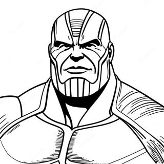 Thanos Kleurplaat | Thanos kleurplaat