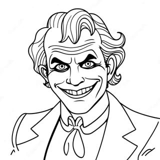 Lachende Joker Kleurplaat | Joker kleurplaat